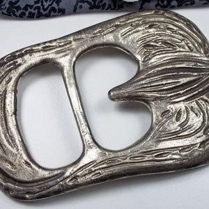 Large Statement Vintage Belt Buckle Artist Buckle, Belt Buckle, 42 mm, Buckle, Designer Buckle, Buckle TYPES image 2