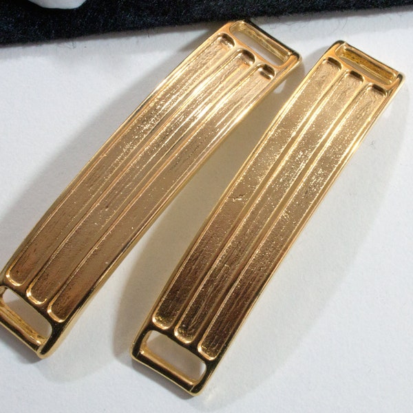 2 Zierschnallen 10mm goldfarben Zierteile Schuhschnallen Schnallen Verzierungen für Schuhe  Zierelemente Kurzwaren, SchnallenARTen