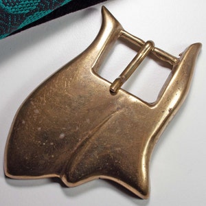 Vintage Gürtelschnalle 30mm Metall Schnalle Gürtelschließe messingfarben Mittelalter Schnalle, SchnallenARTen, ART. 658