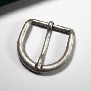 Gürtelschnalle 30mm silberfarben schlichte Gürtelschließe Metallschnalle, SchnallenARTen, ART. 882
