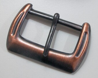 1 belt buckle 40 mm, belt buckle, buckle, copper-colored, vintage buckle, vintage belt buckle, old, vintage, bucklesARTen