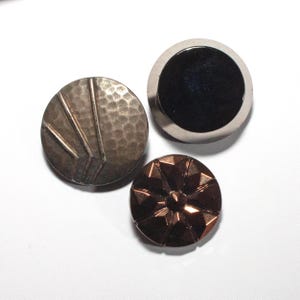 Konvolut Antike große Glas Knöpfe Mix Mischung Glasknöpfe 20er bis 60er Jahre, SchnallenARTen, Art. 920