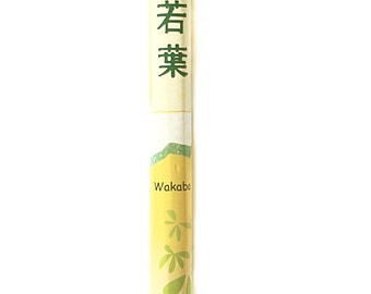 Japanese incense sticks - Wakaba young leaves made of pure natural materials