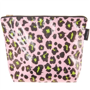 Leo Cosmetic Bag Leo Bolso rosa verde grande imagen 1