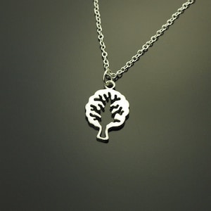 Kette Baum Lebensbaum Natur Liebe romantisch Anhänger silbern
