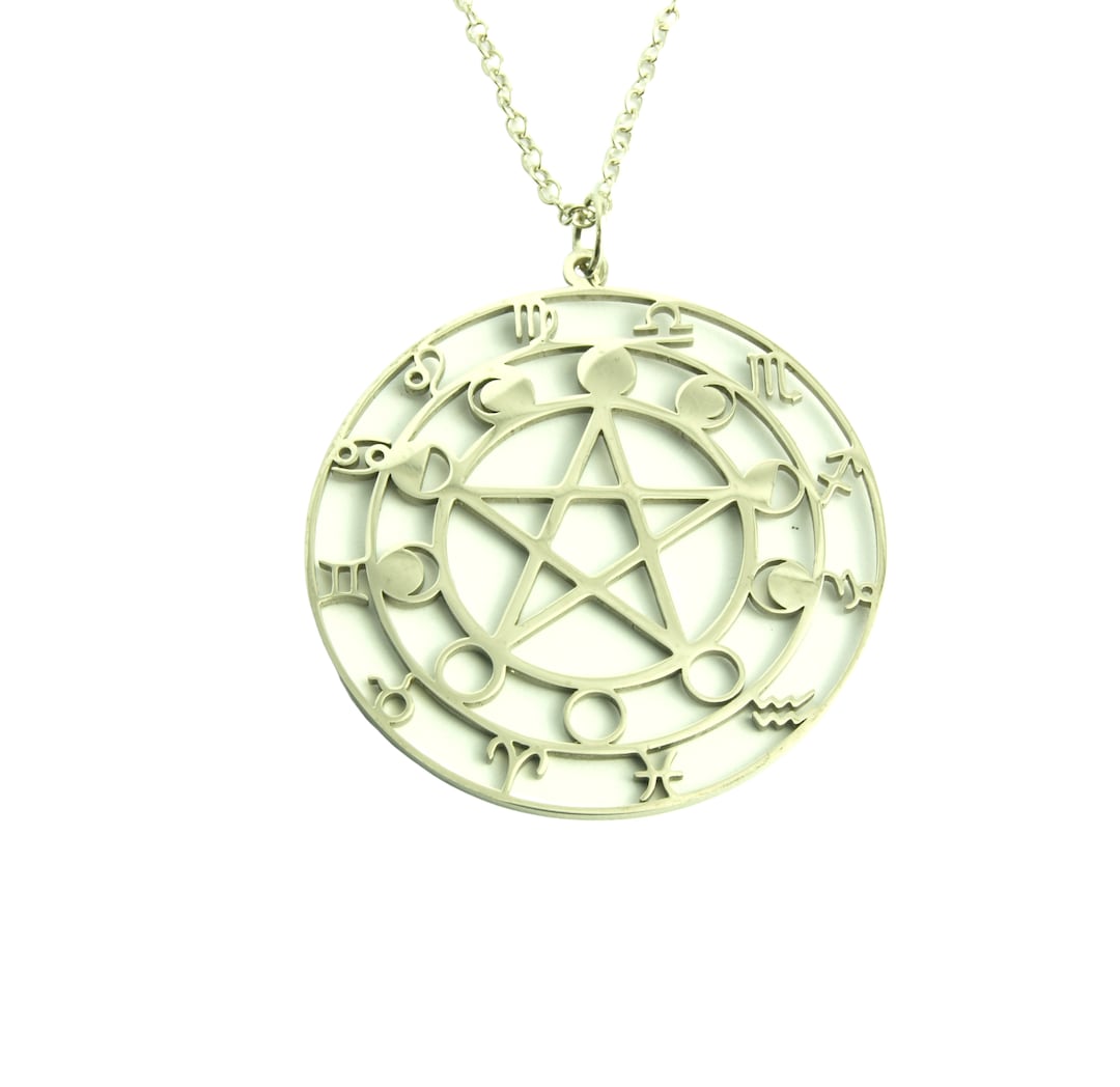 Chain Zodiac Sign Zodiac Symbols Stainless Steel Pendant Etsy