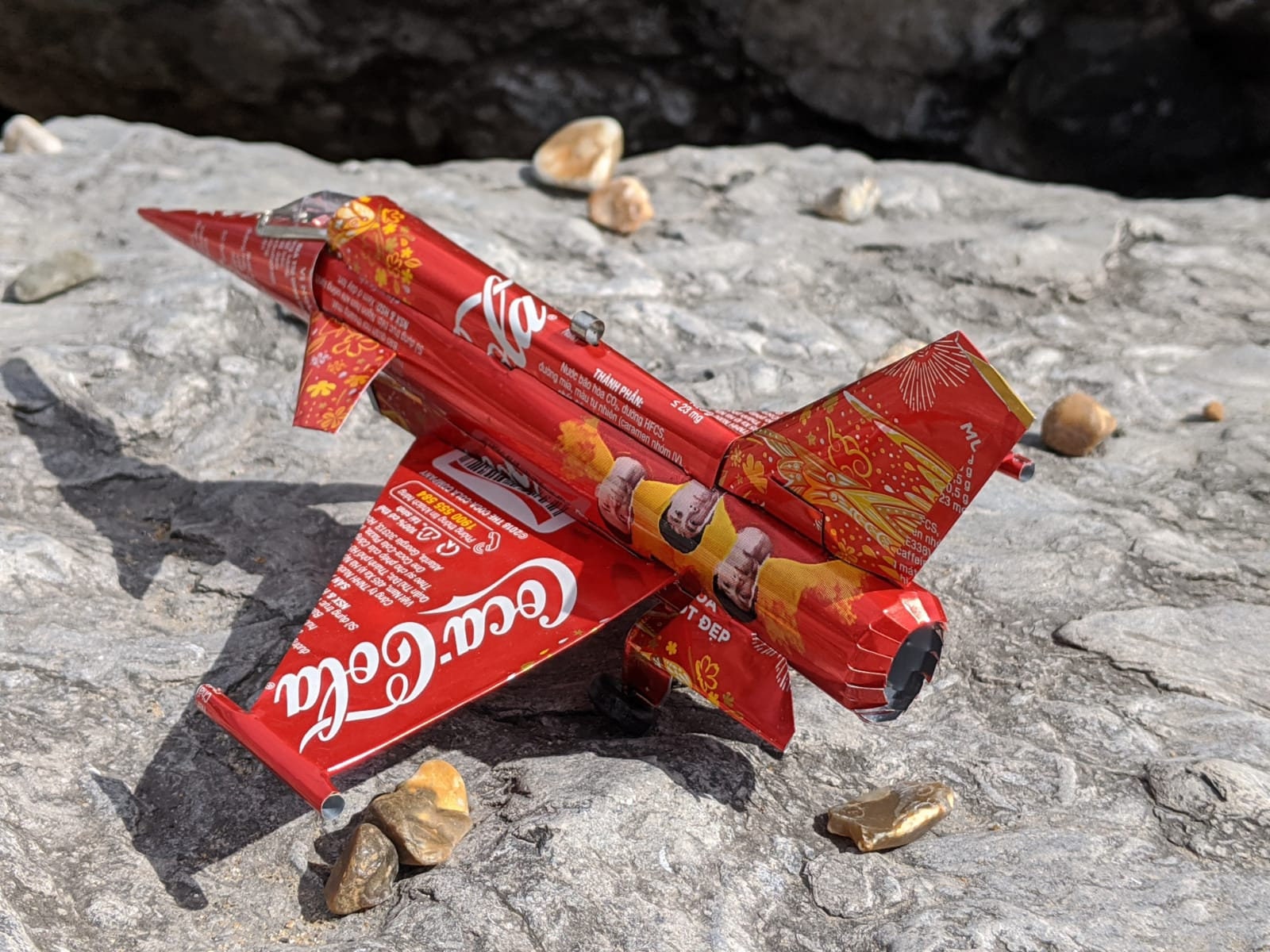 Recycled Tin Can Model: Coke / Coca-cola Jet Plane - Etsy