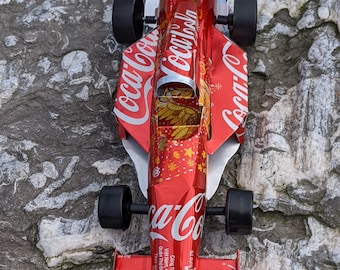 Recycled Tin Can Model: Coke / Coca-cola  Formula I car