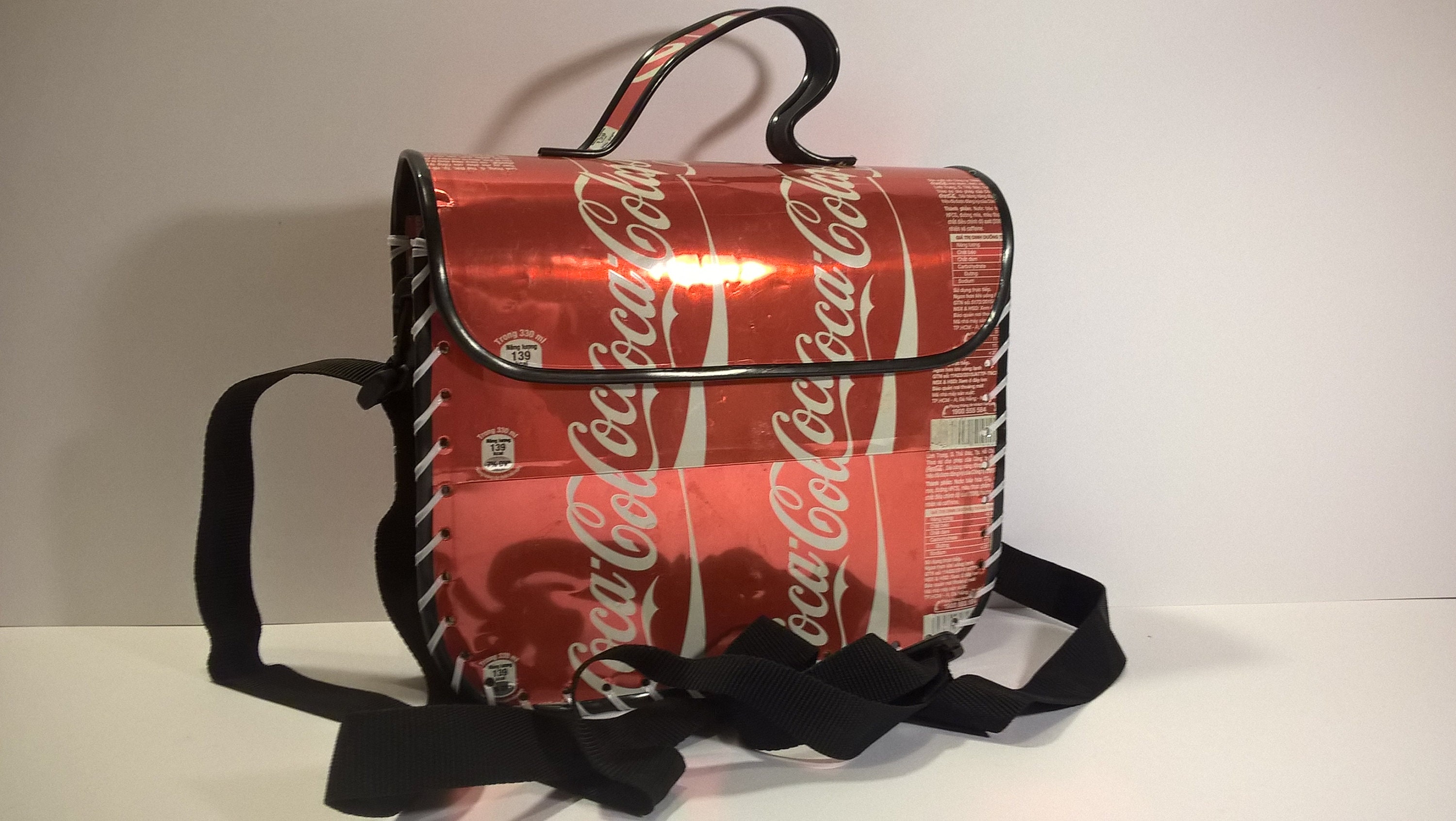 Recycled Tin Can bag Coke / Cocacola Shoulder Bag Etsy