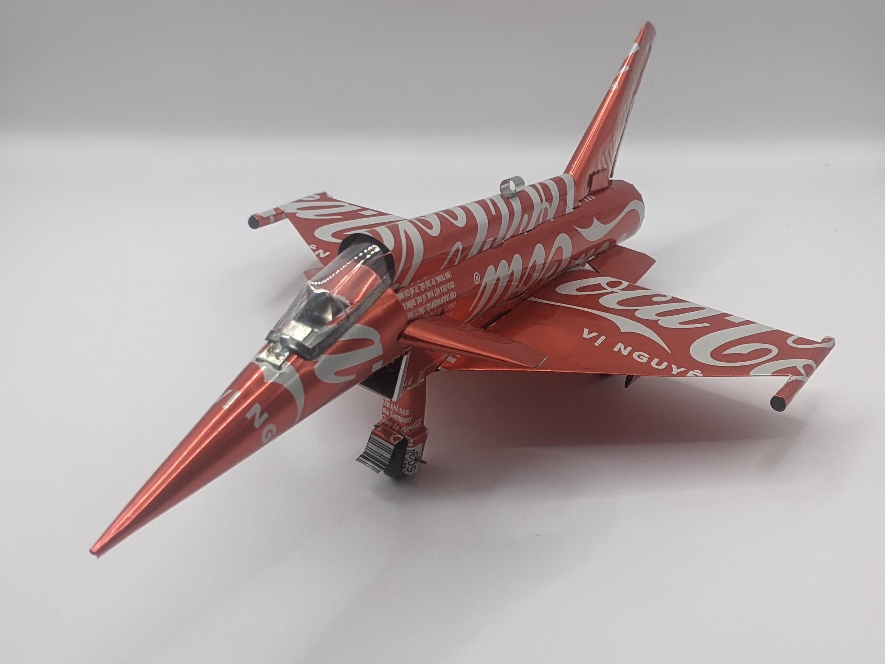 Recycled Tin Can Model: Coke / Coca-cola Jet Plane - Etsy