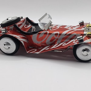 Recycled Tin Can Model: Coke / Coca-cola  Classic car