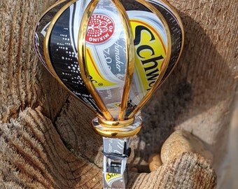 Recycled Tin Can Model: Schweppes Soda water hot air balloon