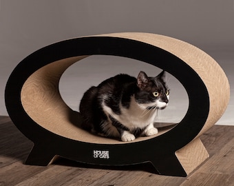 L’antre de chat en carton de Scratcher de House of Cats