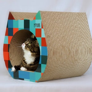 Scratcher House Bed Casa de gato da House of Cats