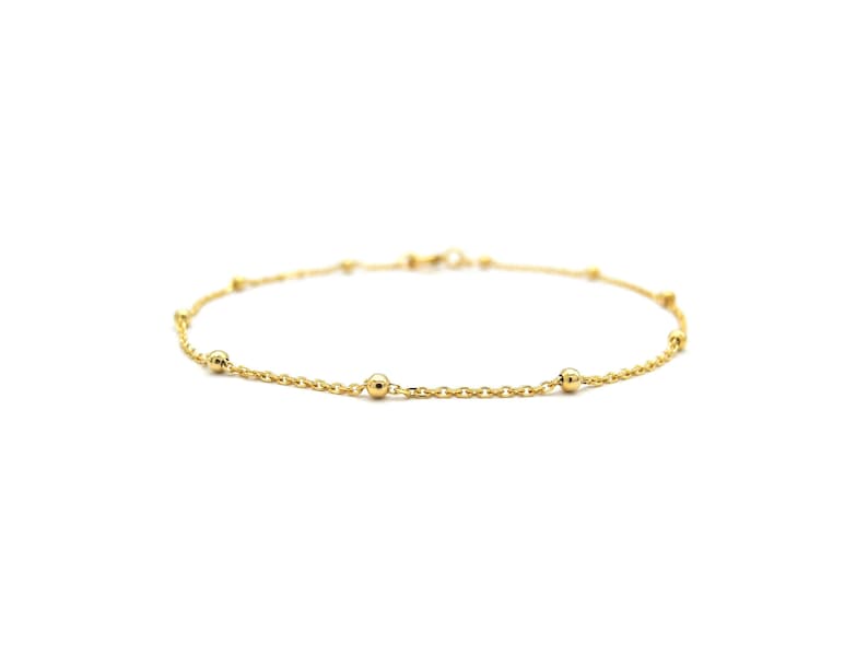 Bracelet en or avec perles, or 585 image 1