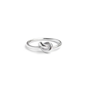 Engagement rings, infinity rings, silver ring pairs with knots image 4