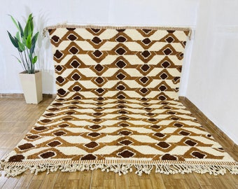 Authentic Moroccan Diamond Rug - Classic Moroccan Diamond Rug - A Harmonious Blend of Tradition and Comfort