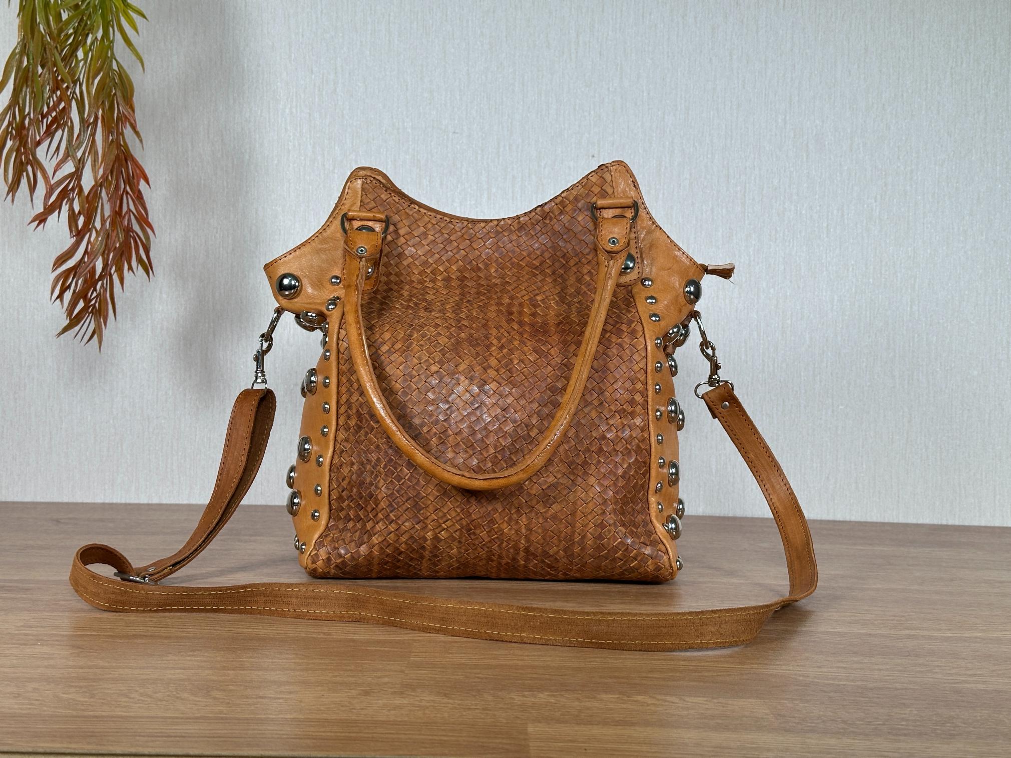 Vintage Studded Bag - Etsy