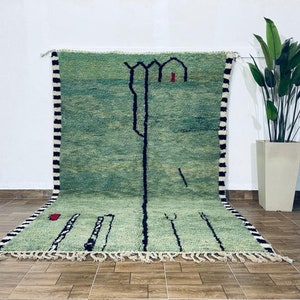 Moroccan Rug, Beni Ourain Colorful Rug, Wool Rug, Checkered Rug, Handmade Rug, Custom Beni Ourain rug, Style Moroccan Rug , Custom rug