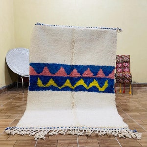 Beni ourain rug- Authentic Moroccan Rug- Custom Beni Ourain rug- Beni Rug- Large Moroccan Rug- abstract Rug- Custom rug