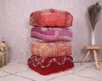 75% OFF Morocco Kilim Pouf, Outdoor Furniture Pouf, Vintage Moroccan Ottoman, Outdoor Chair Pouf, Yoga Meditation Poof, Outdoor Kilim Poufs