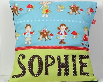 Kuschelkissen mit Namen, Gnome, Sophie