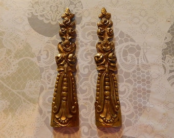 French brass furniture hardware, decorative brass hardware for furniture, Ornate hardware for decorating furniture,