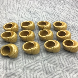 Escargot holders, French escargot, escargot dishes, set of 12, dish for snails, French country, french Vintage, Kitchenalia, kitchen props,