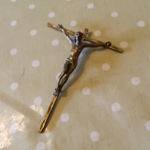 Antique cross, Antique religious, Antique crucifix, Religious cross, metal cross, metal crucifix, wall crucifix, Catholic church, jesus art,