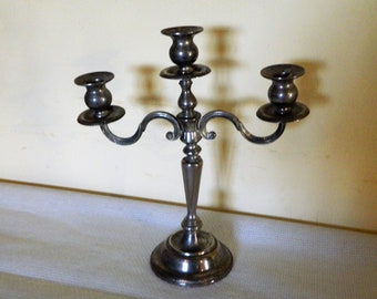 metal Candelabra, Candelabra, vintage centerpiece, French candle holder, candlestick, candlesticks, Candle Holder, Candelabras, Candle stick