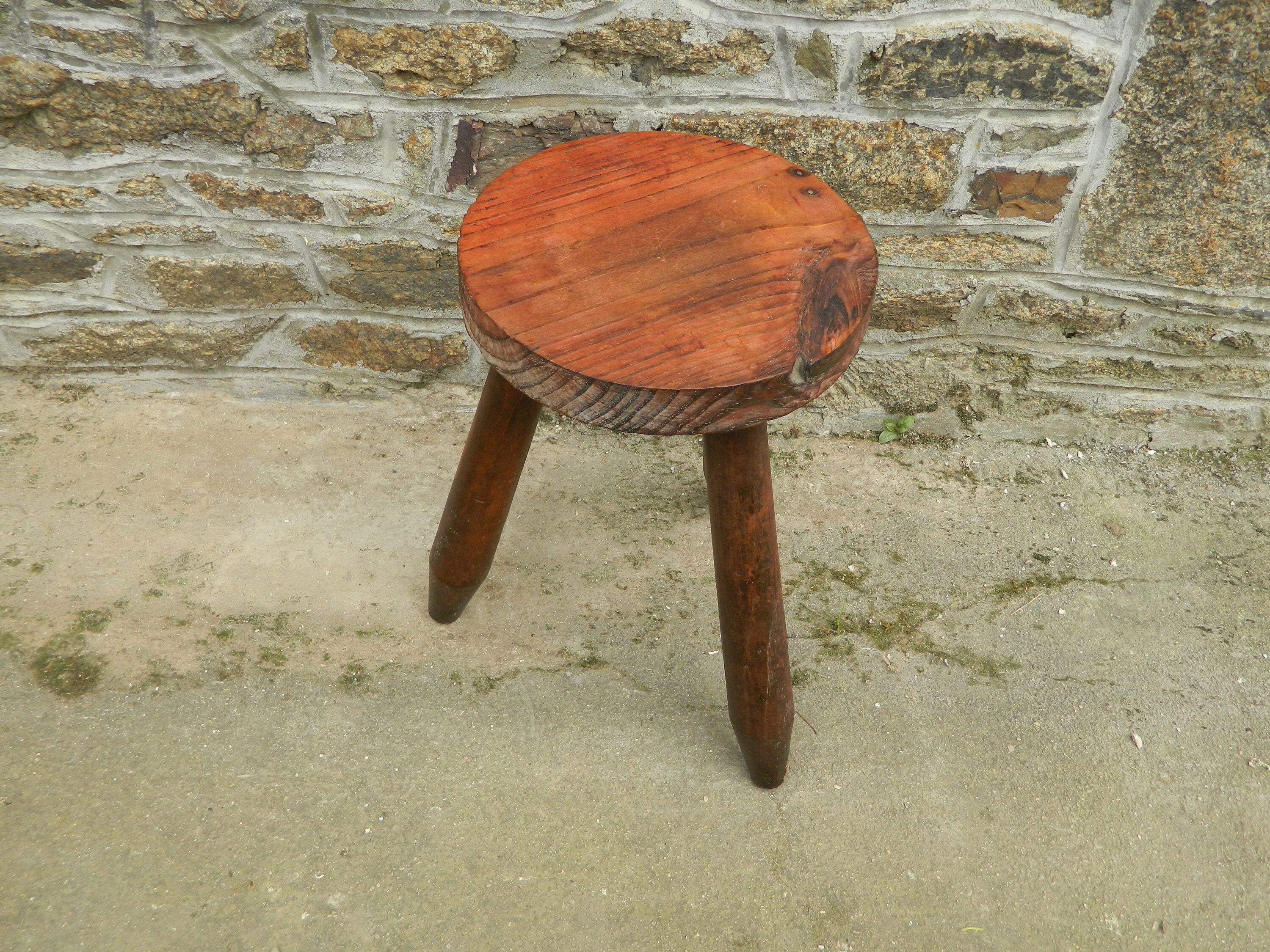 tabouret En Bois Vintage,