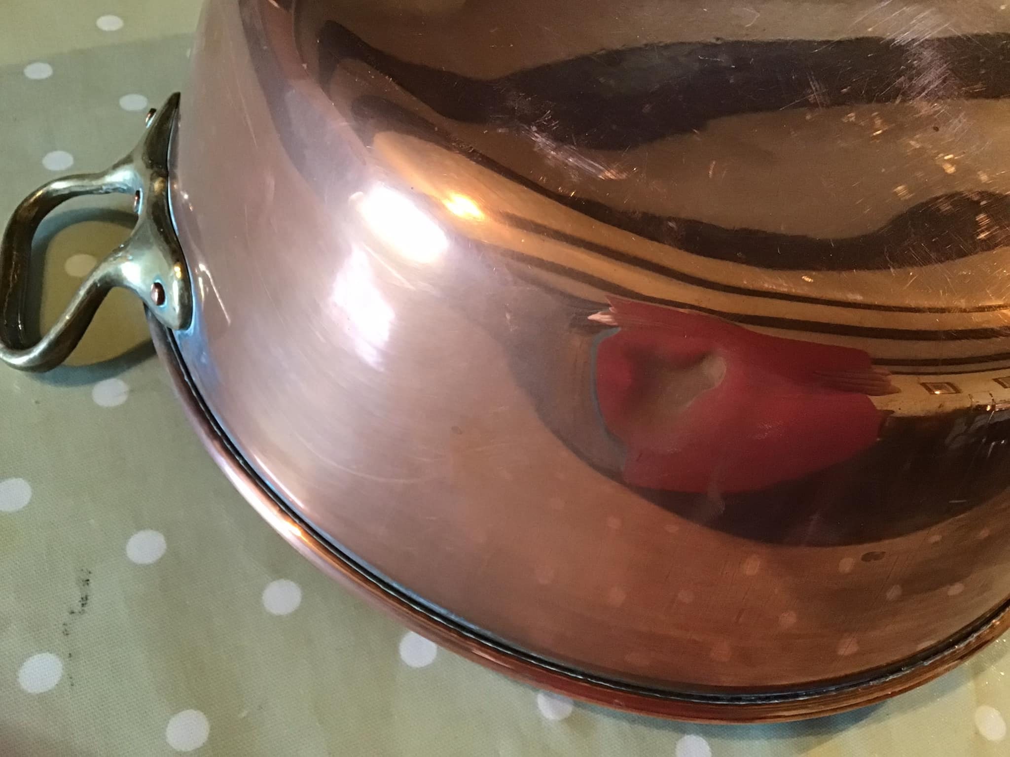 Jam Pan, Copper Jam Pan, Copper Kitchen Decor, Copper Pan, French