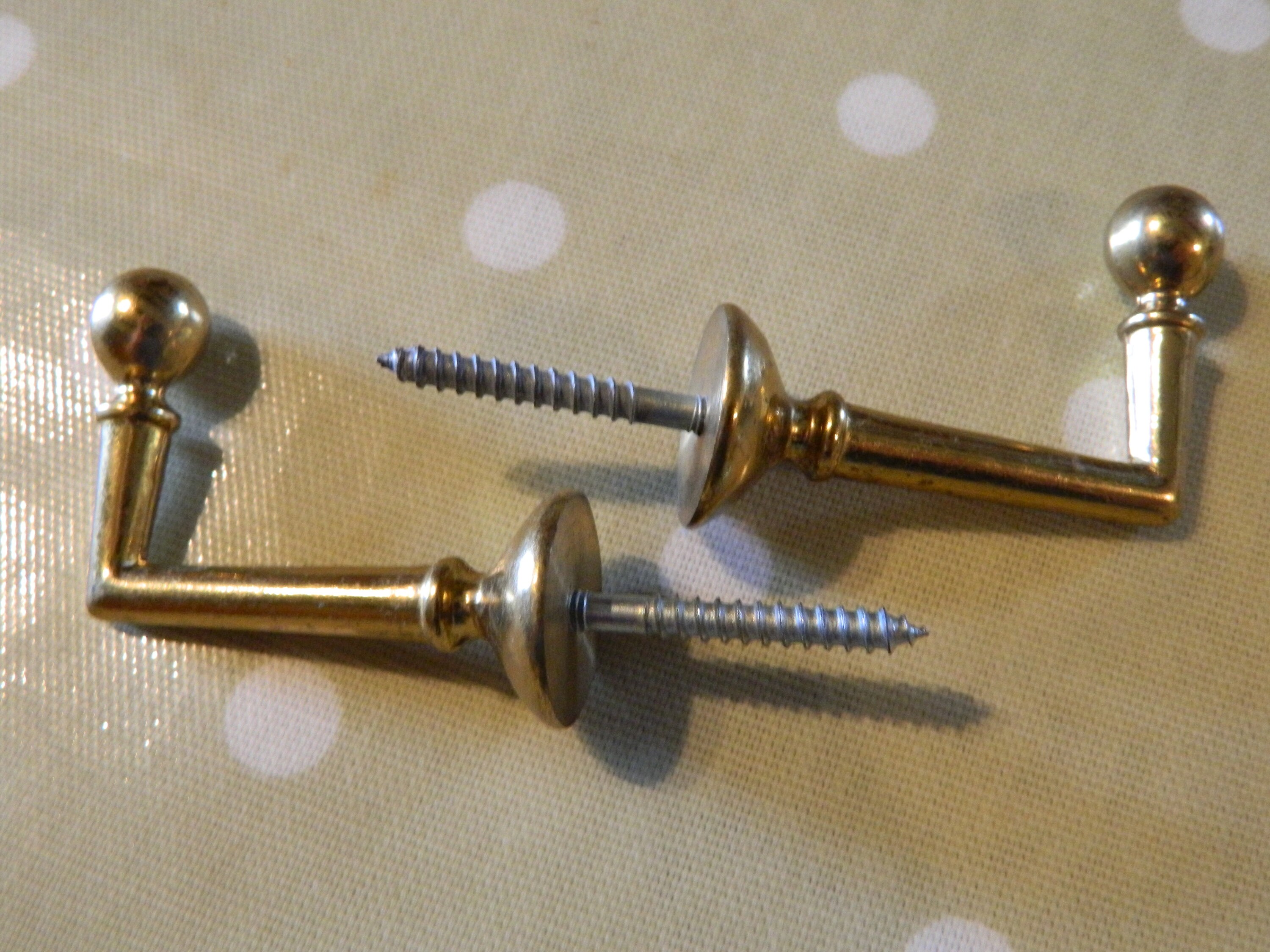 Dos de Cravate, Tiges Draperie, Français Dos d'attache, Cravate Vintage, Accessoires Rideau, Petits 