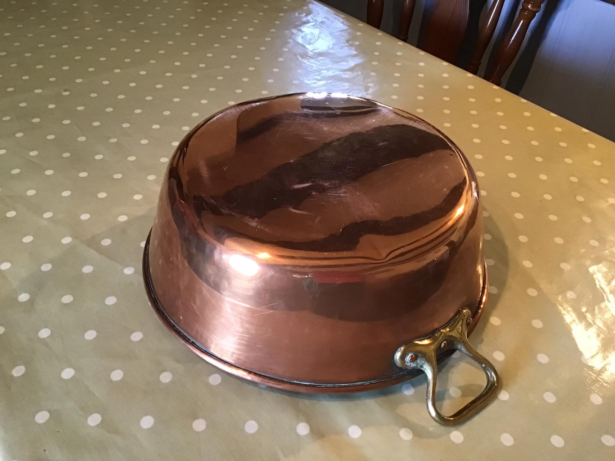 Jam Pan, Copper Jam Pan, Copper Kitchen Decor, Copper Pan, French