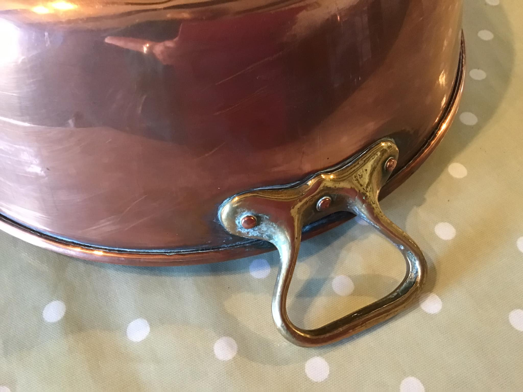 Jam Pan, Copper Jam Pan, Copper Kitchen Decor, Copper Pan, French