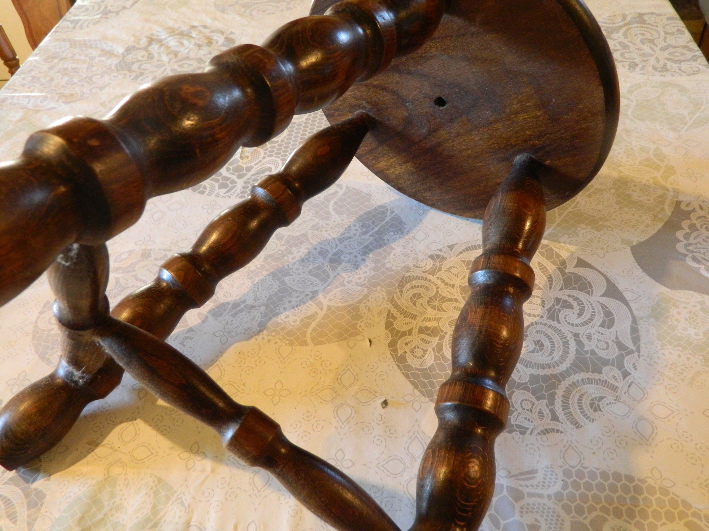 Französischer Hocker Holzhocker für Pflanzen Bauernhocker | Etsy