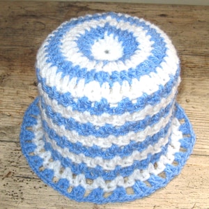 KLOHUT - tappi di carta igienica, azzurro bianco