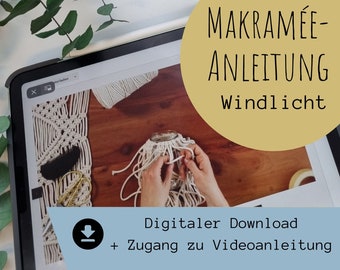 Video instructions for making your own macrame lantern | Instructions for making your own macrame lantern | Make your own macrame vase