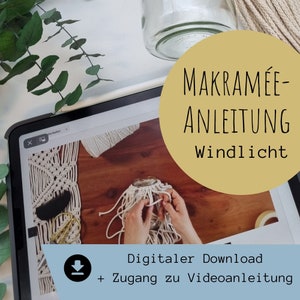 Video instructions for making your own macrame lantern | Instructions for making your own macrame lantern | Make your own macrame vase
