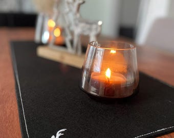 Tischläufer aus Filz in verschiedenen Größen / Farben / Motiven