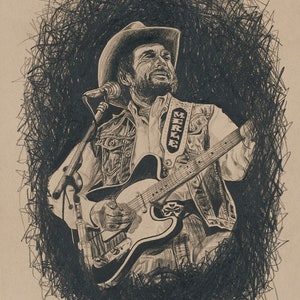 Hag - Merle Haggard Portrait