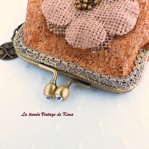 Purse with nozzle cork fabric image 3