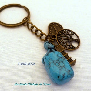 Keyrings with semiprecious stones image 3