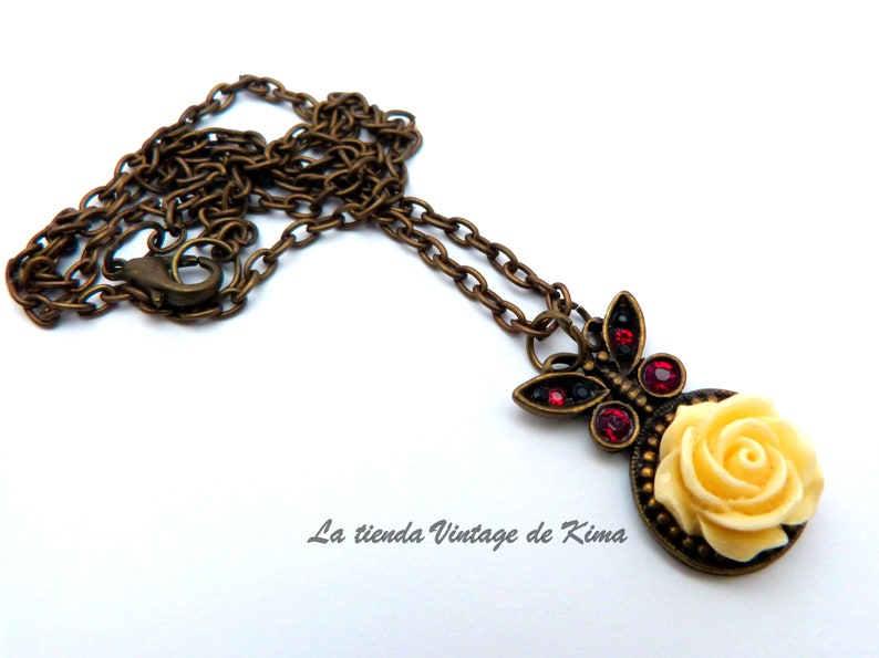 Collier Cameo et cristal autrichien image 2