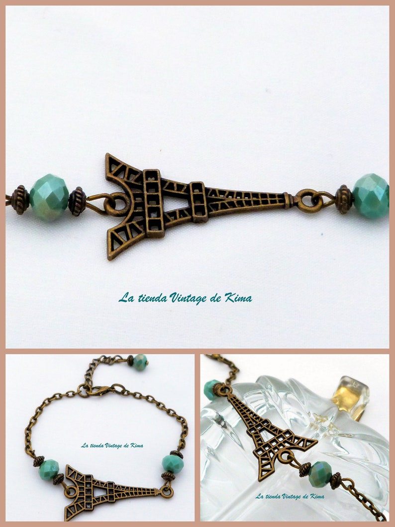 Vintage Style Bracelet 3 models TORRE EIFFEL