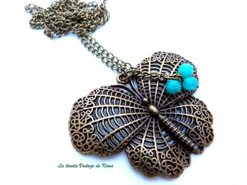 Butterfly Necklace-Pendant immagine 2