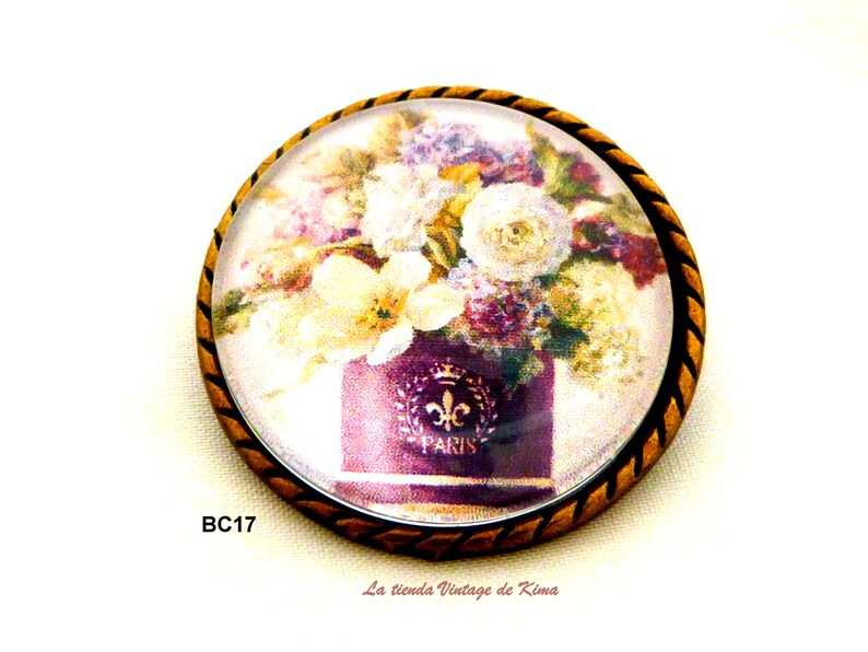 Vintage cameo brooch REF.18 BC17 jarrón