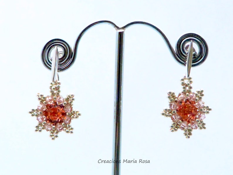 Earrings 925 silver and Swarovski image 3