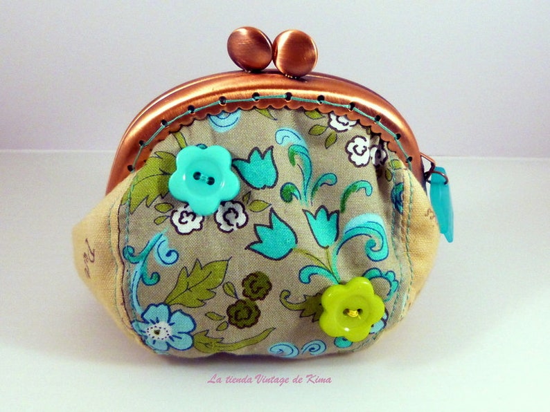 Purse fabric with nozzle Turquoise Bild 4