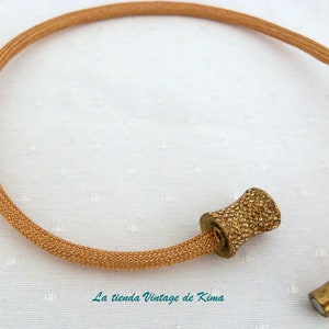 Women golden choker afbeelding 3